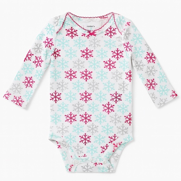 Carter’s Snowflake Onesie - Picture 1 of 6